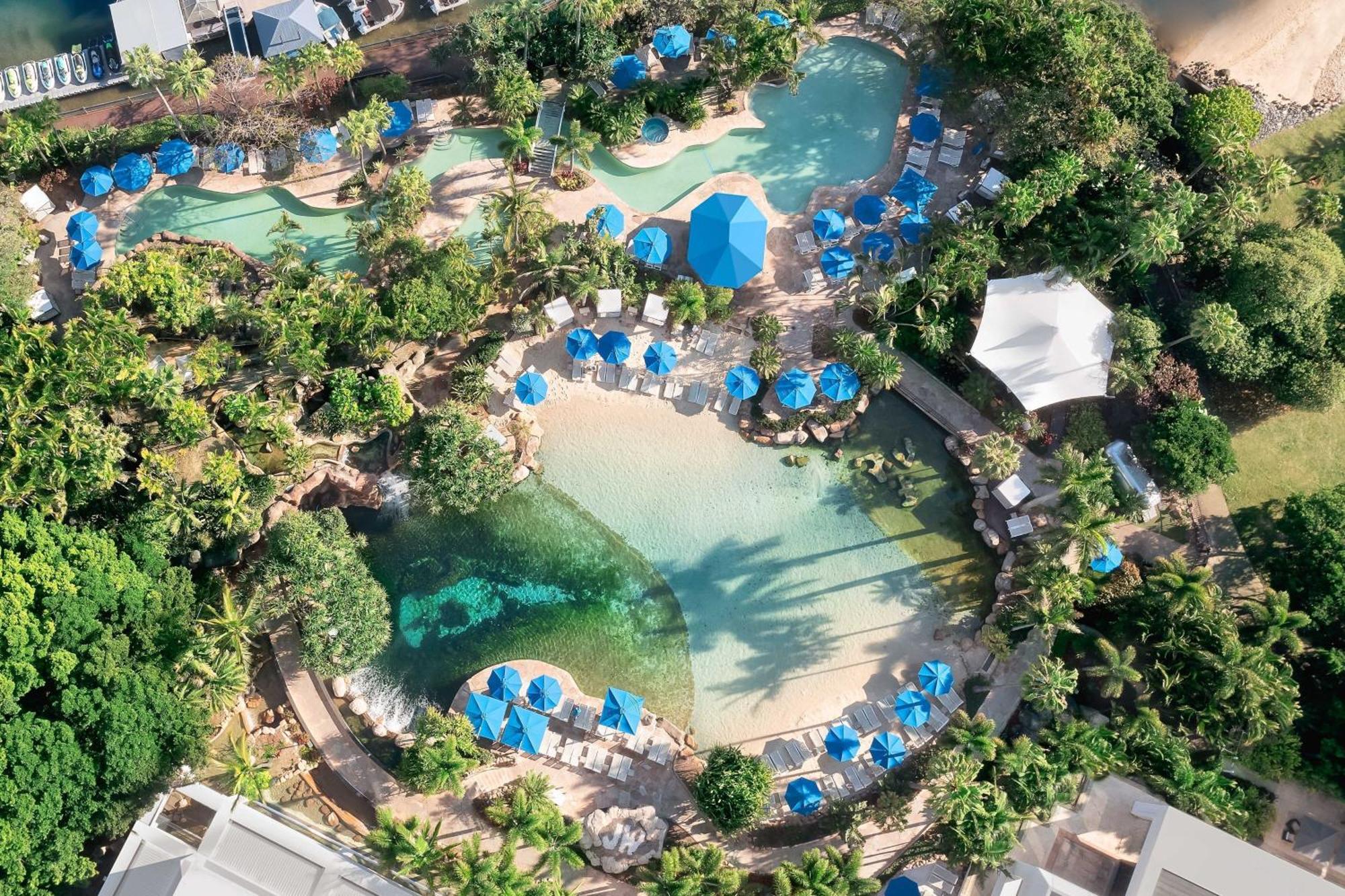Jw Marriott Gold Coast Resort & Spa Surfers Paradise Exterior photo The Springs, aerial view